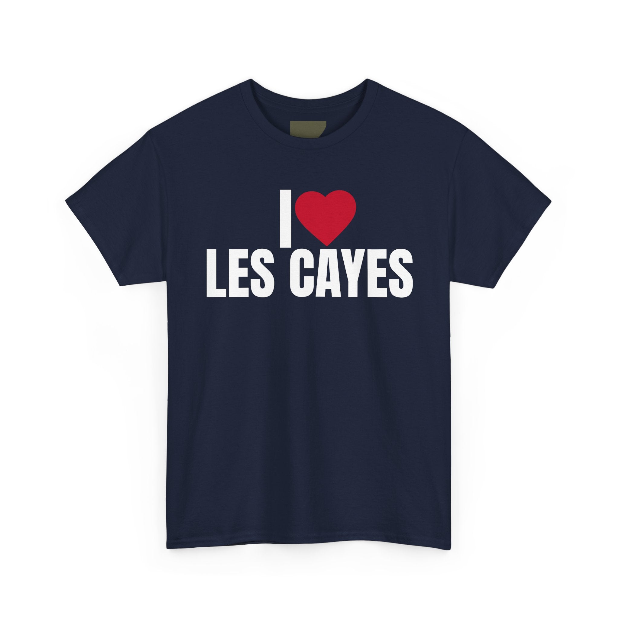 I ❤️ LES CAYES premium T-Shirt | Minimal Heart City Graphic Tee
