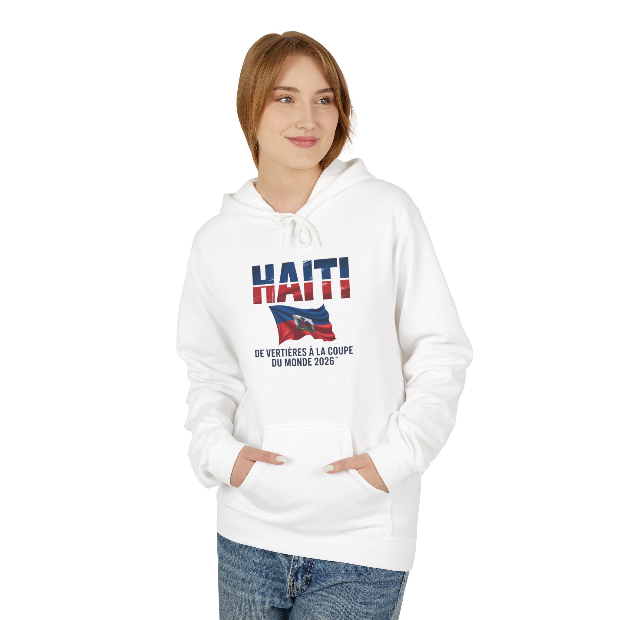 Haiti Vintage Flag Hoodie — "HAITI" World Cup 2026 Support Pullover