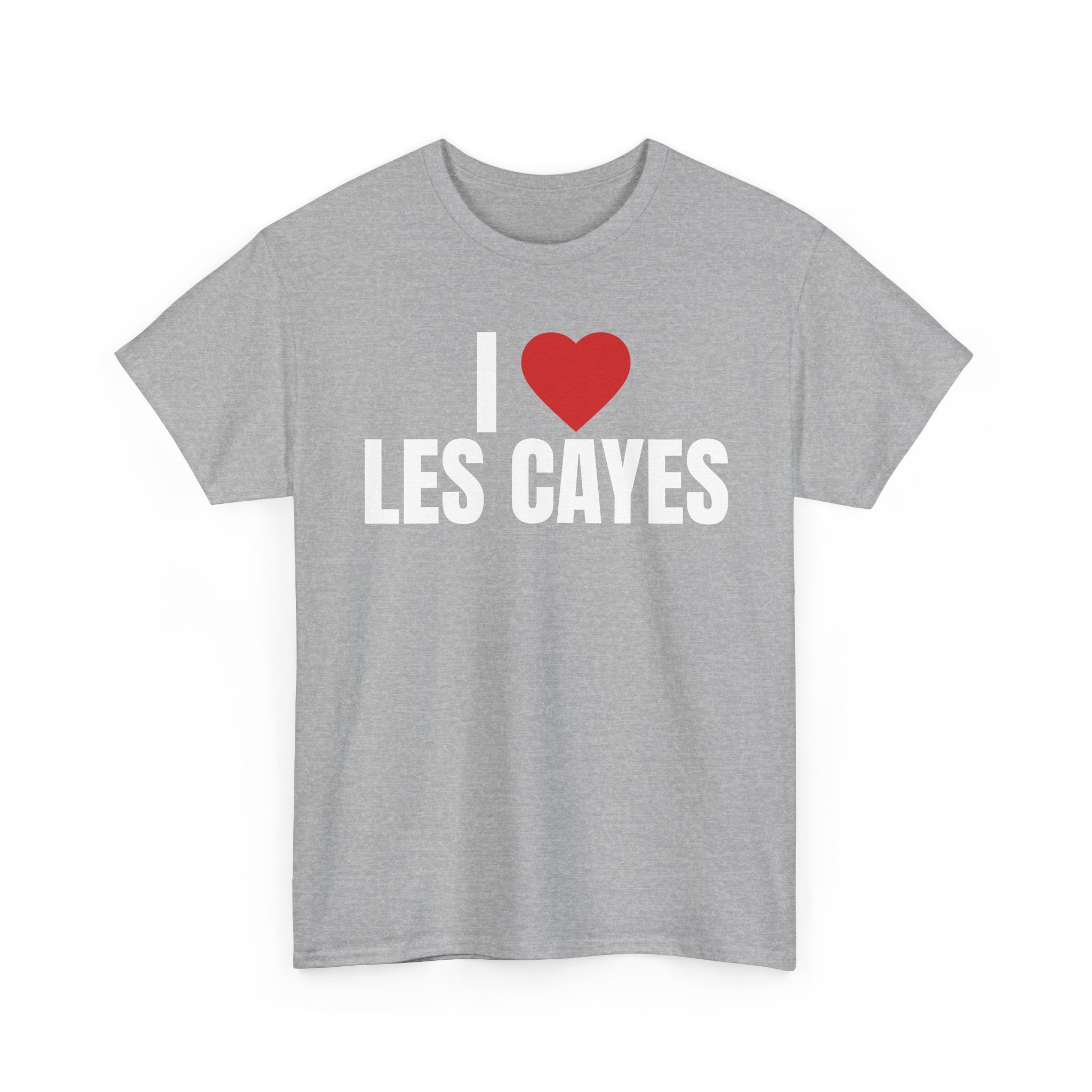 I ❤️ LES CAYES premium T-Shirt | Minimal Heart City Graphic Tee
