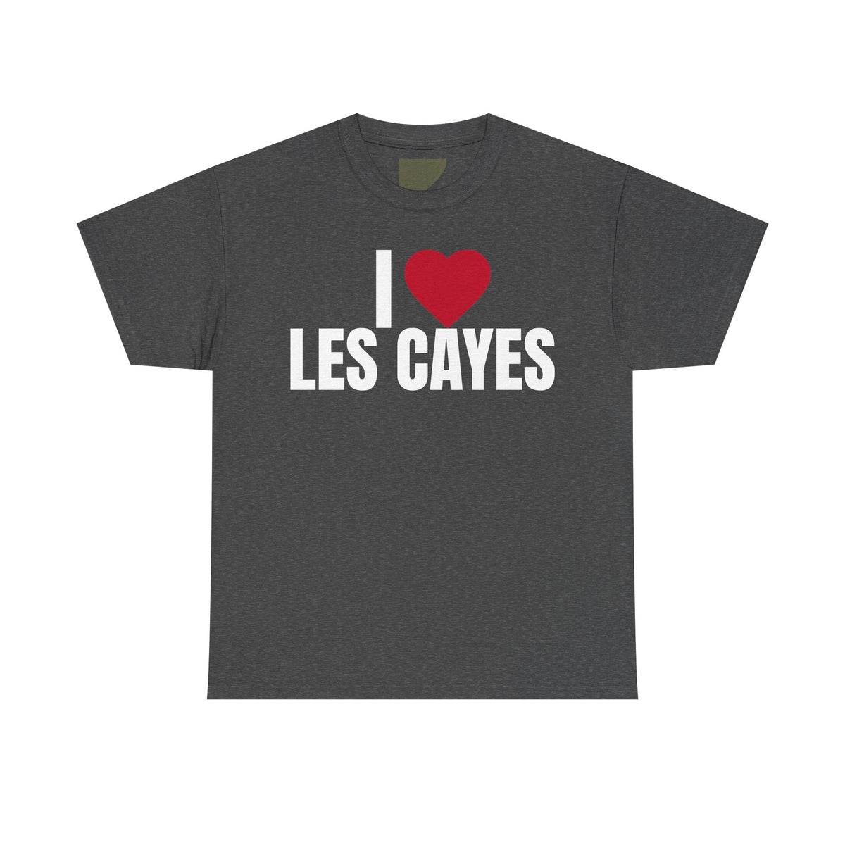 I ❤️ LES CAYES premium T-Shirt | Minimal Heart City Graphic Tee