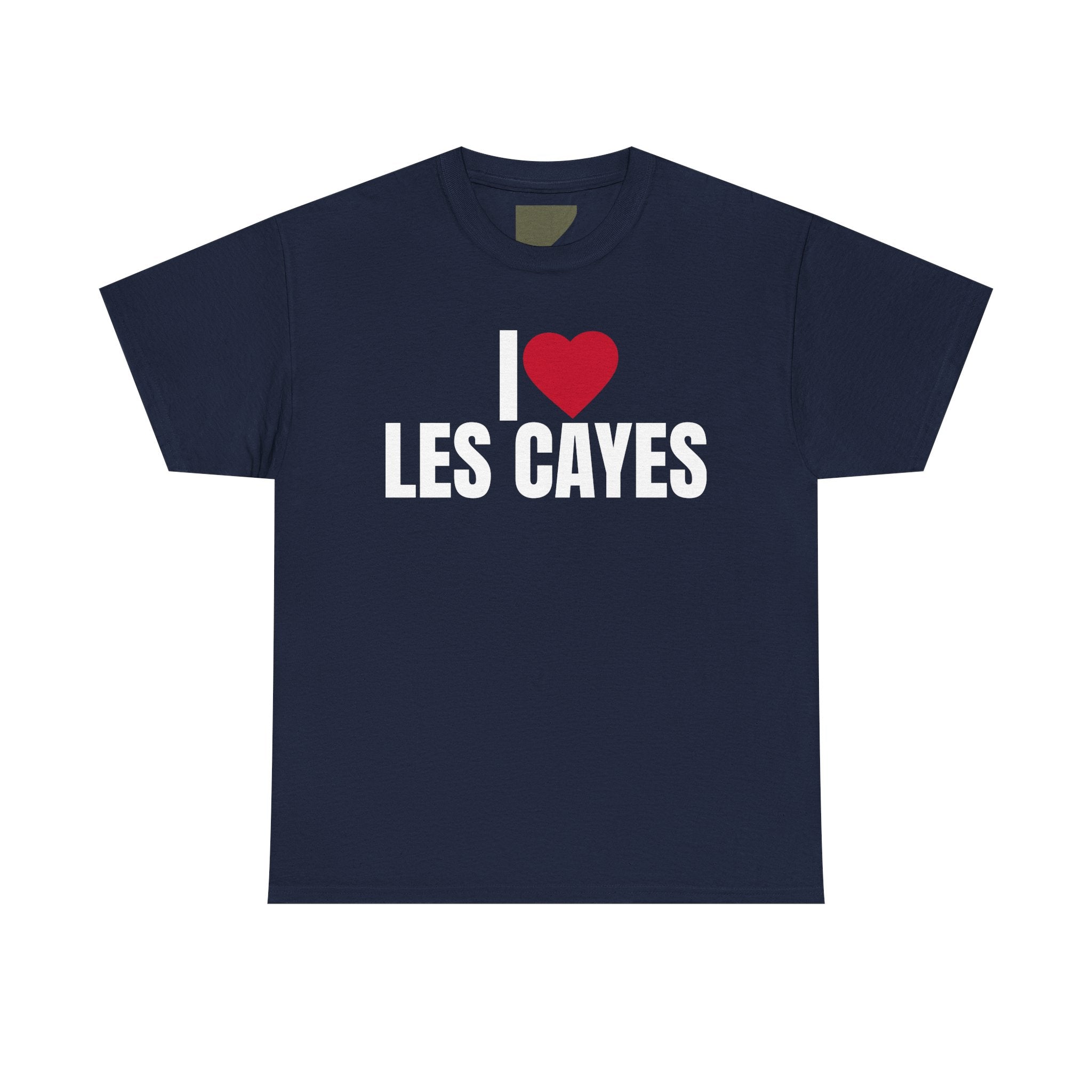 I ❤️ LES CAYES premium T-Shirt | Minimal Heart City Graphic Tee