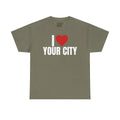 I ❤️ Your City Customized T-Shirt | Remplacez Your City par votre ville preferee